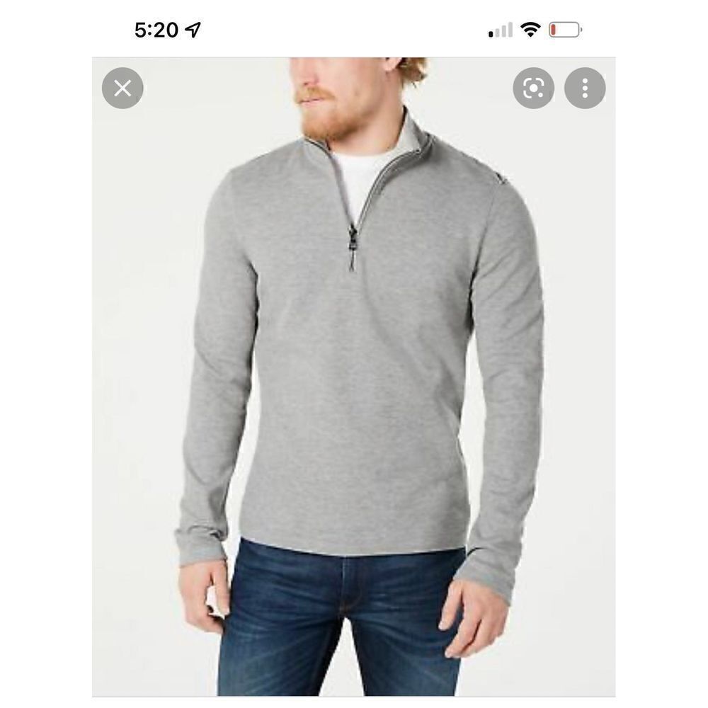 Michael kors mens half zip sweatshirt xxl
